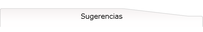 Sugerencias